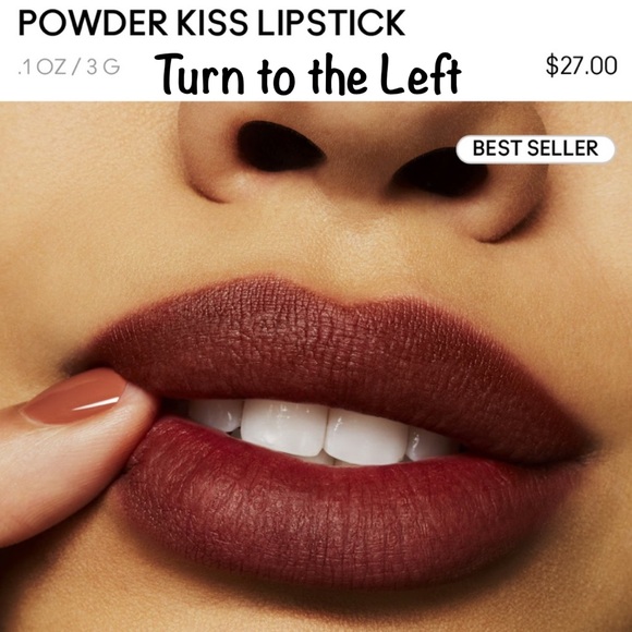 💋💋 TURN TO THE LEFT a MAC POWDER KISS LIPSTICK. RETAIL $27. NEW /BOX. FULL SZ. - Picture 1 of 12
